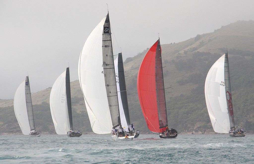 IRC fleet off Dent Island - Audi Hamilton Island Race Week 2102 © Dale Lorimer